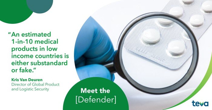 An estimated 1-in-10 medical products in low income countries is either substandard or fake